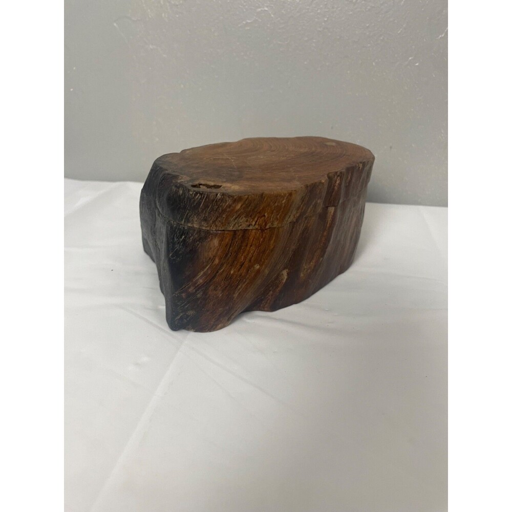 Vintage Driftwood Jewel Box Treasure Box Handmade Vanity Decor Unique Fast Ship - Picture 5 of 8